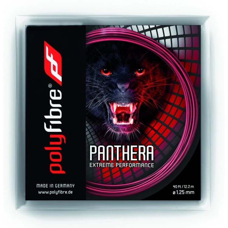 Polyfibre Tennissaite Panthera Rot 12m Set