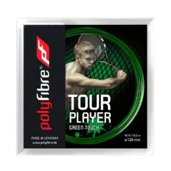 Polyfibre Tennissaite Tour Player Touch 1.23 Grün 12m Set