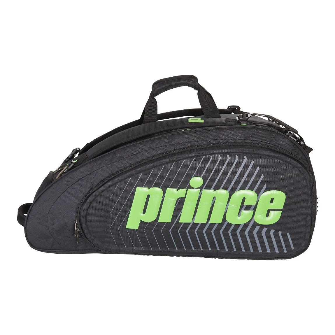 Prince Racketbag (Schlägertasche) Tour Slam Schwarz/grün 12er – Bild 2