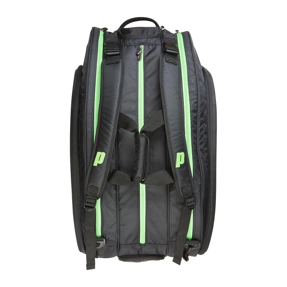 Prince Racketbag (Schlägertasche) Tour Slam Schwarz/grün 12er – Bild 10