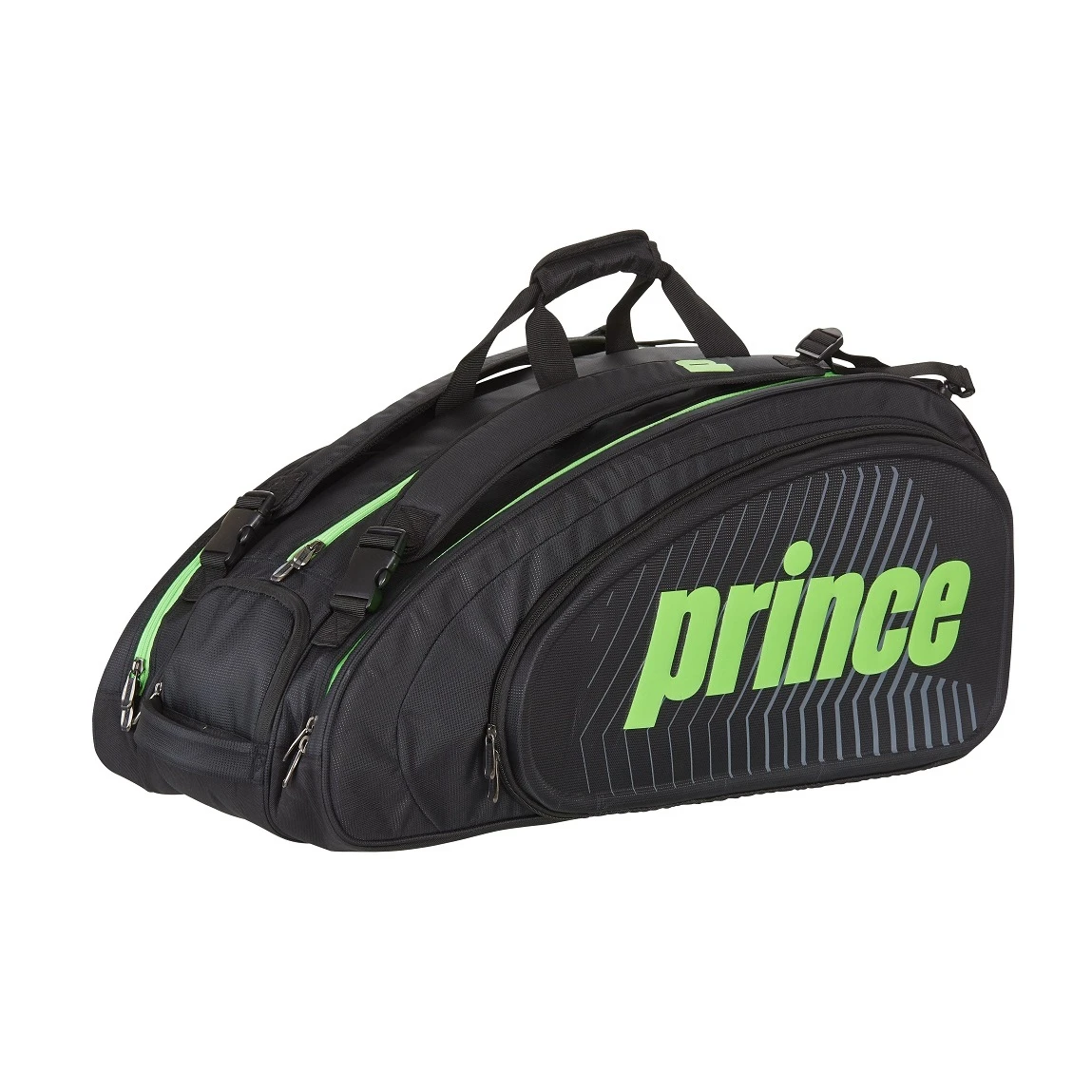 Prince Racketbag (Schlägertasche) Tour Slam Schwarz/grün 12er – Bild 5