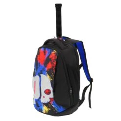 Prince Rucksack Random 2022 Schwarz/rot/blau - Haupt- Und Schlägerfach