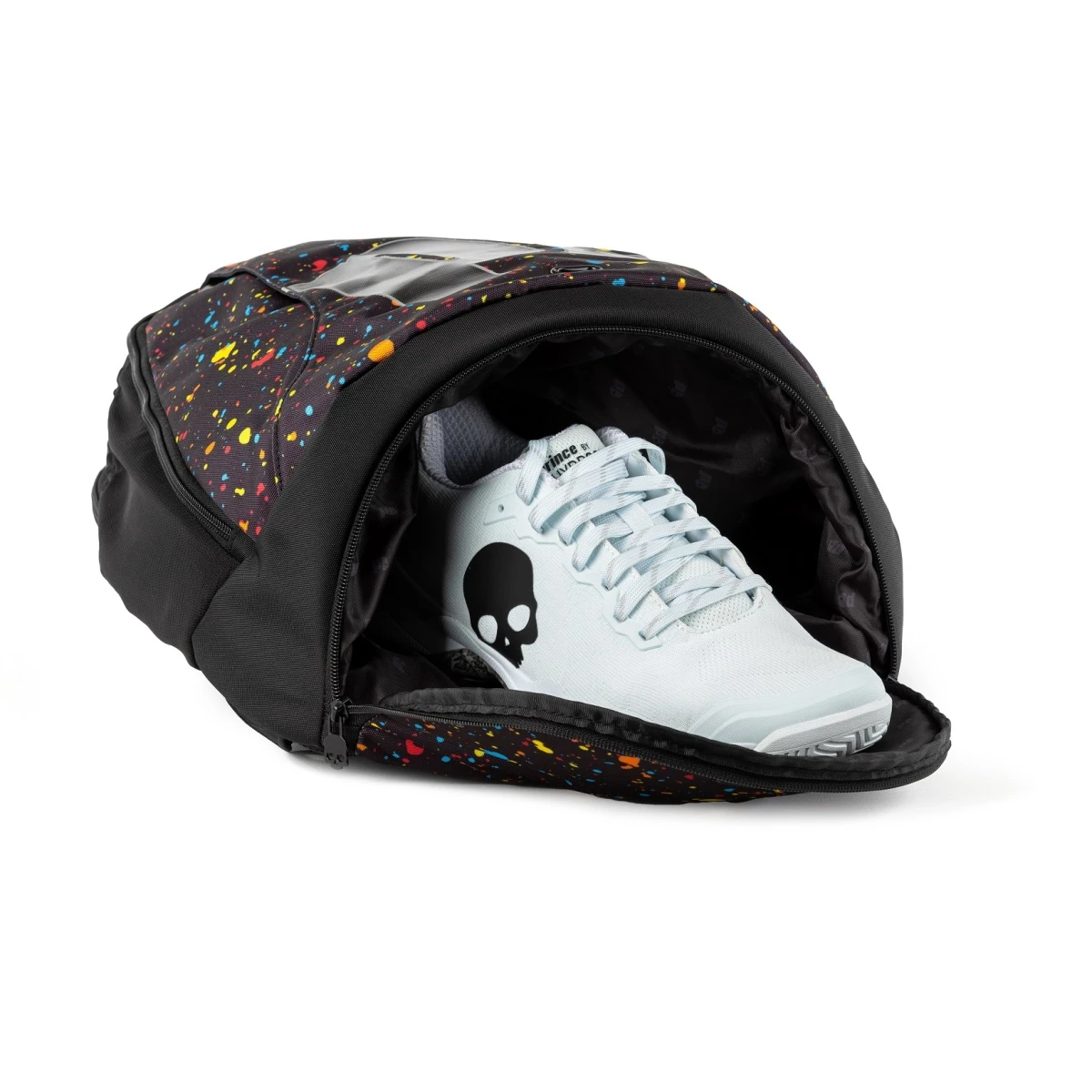 Prince Tennis-Rucksack By Hydrogen Spark (Haupt-, Schläger- Und Schuhfach) Schwarz – Bild 2