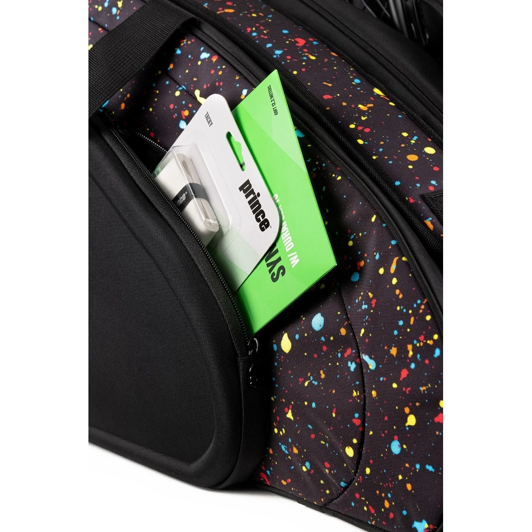 Prince Tennis-Racketbag By Hydrogen Spark Comp 2 (Schlägertasche, 2 Hauptfächer) Schwarz 6er – Bild 5