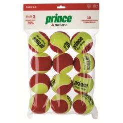 Prince Methodikbälle Stage 3 Play&Stay Rot/gelb 12er Im Beutel