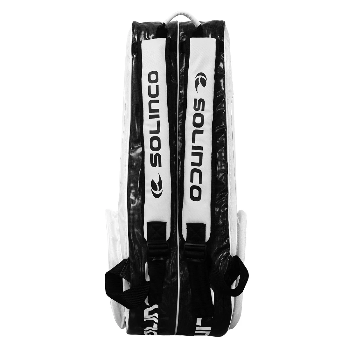 Solinco Racketbag Tour Team Whiteout (Schlägertasche, 2 Hauptfächer, Thermofach) Weiss 6er – Bild 3
