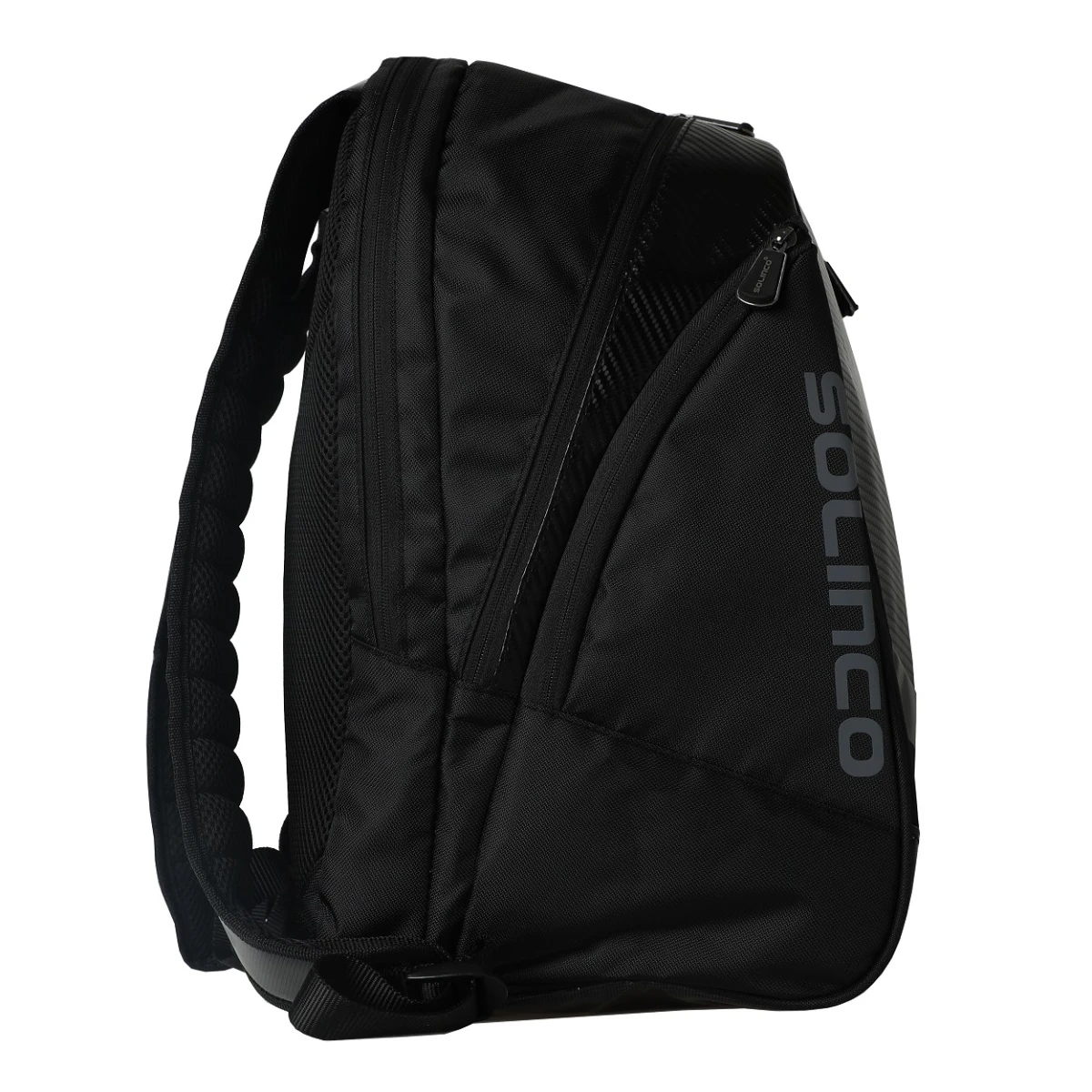 Solinco Rucksack Tour Team Blackout (Hauptfach, Schlägerfach) Schwarz – Bild 2