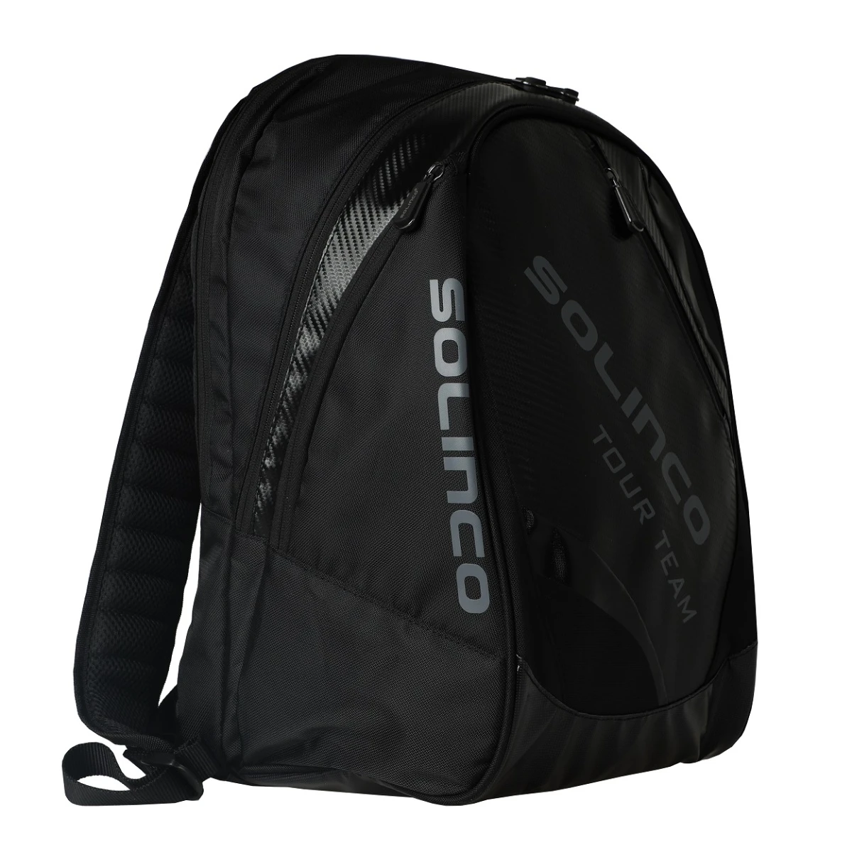 Solinco Rucksack Tour Team Blackout (Hauptfach, Schlägerfach) Schwarz – Bild 3