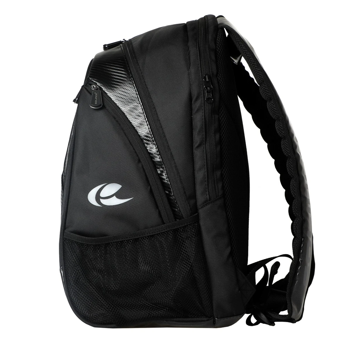 Solinco Rucksack Tour Team Blackout (Hauptfach, Schlägerfach) Schwarz – Bild 5