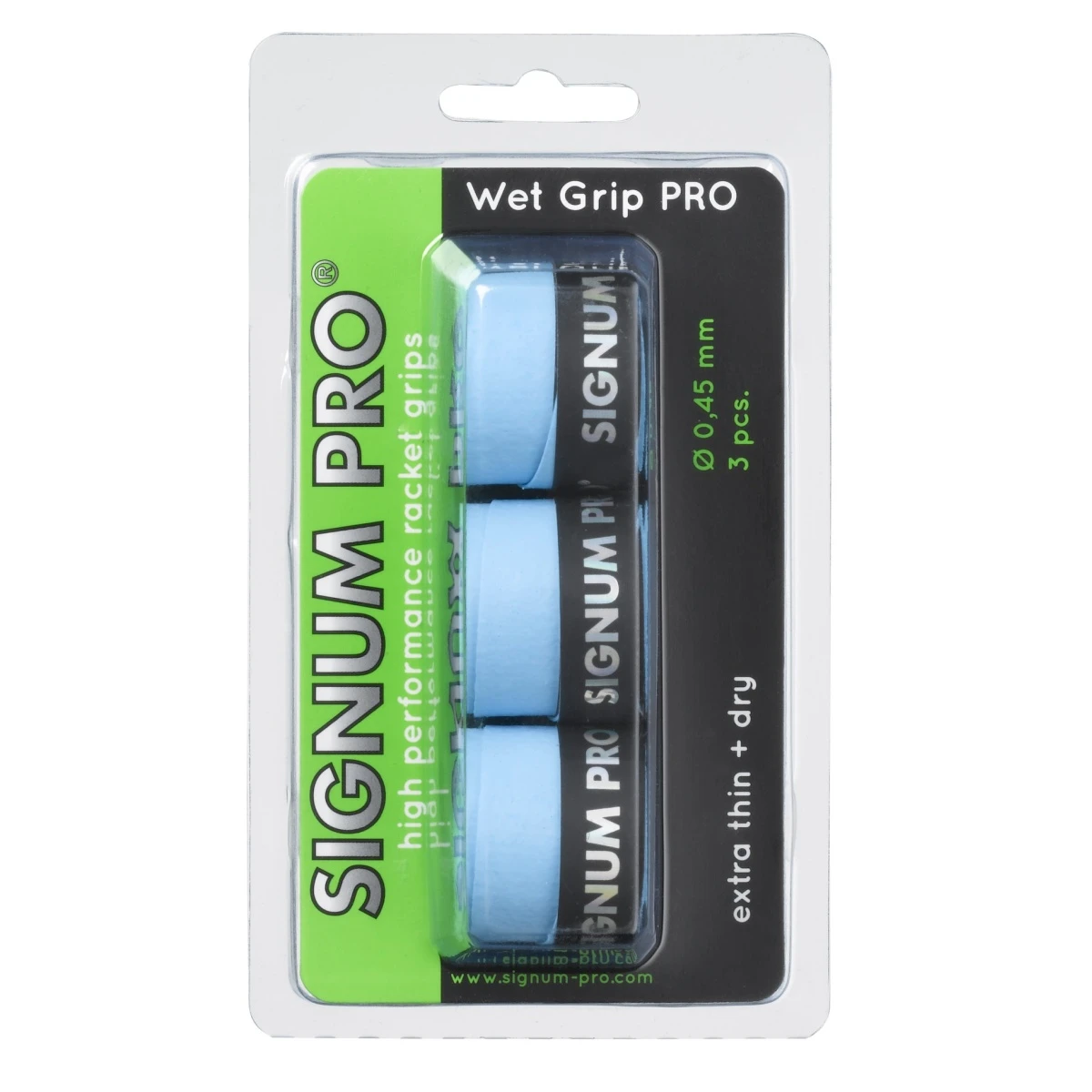 Signum Pro Overgrip Wet Pro 0.45mm Blau 3er