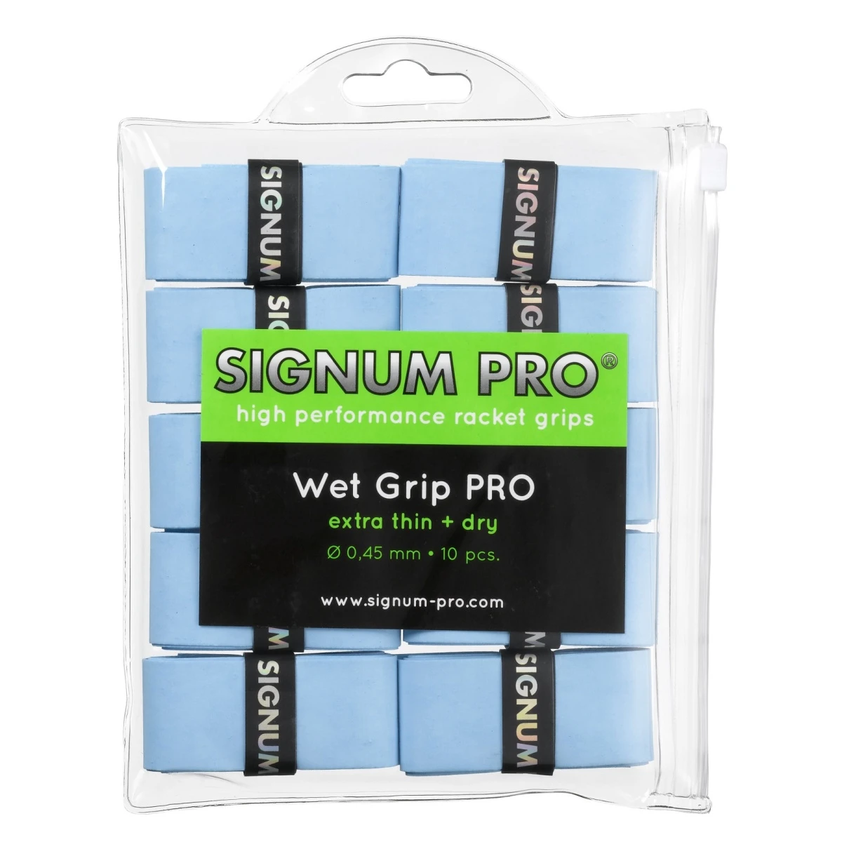 Signum Pro Overgrip Wet Pro Blau 10er Clip-Beutel