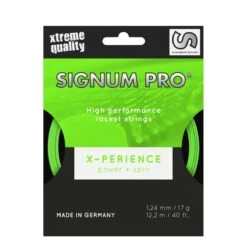 Signum Pro Tennissaite X-perience (Haltbarkeit+Spin) Grün 12m Set