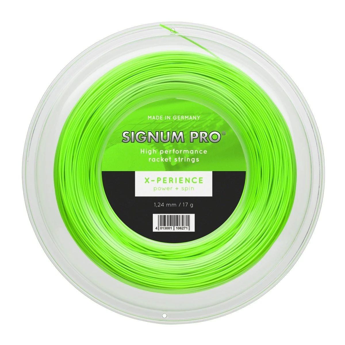 Signum Pro Tennissaite X-perience (Haltbarkeit+Spin) Grün 200m Rolle