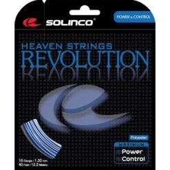 Solinco Tennissaite Revolution (Haltbarkeit+Power) Blau 12m Set