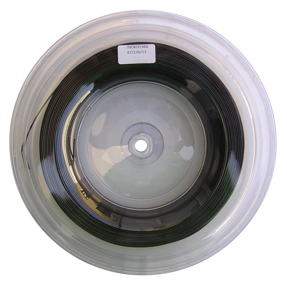 Tecnifibre Tennissaite Black Code (Haltbarkeit+Kontrolle) Schwarz 200m Rolle – Bild 2