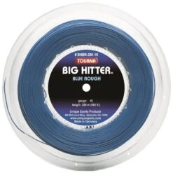 Tourna Tennissaite Big Hitter Rough (Haltbarkeit+Spin) Blau 220m Rolle