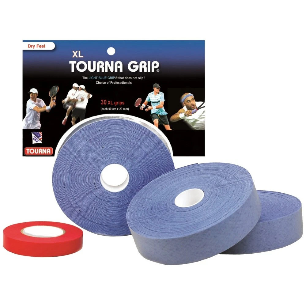 Tourna Overgrip Grip XL Blau 36er Box – Bild 2