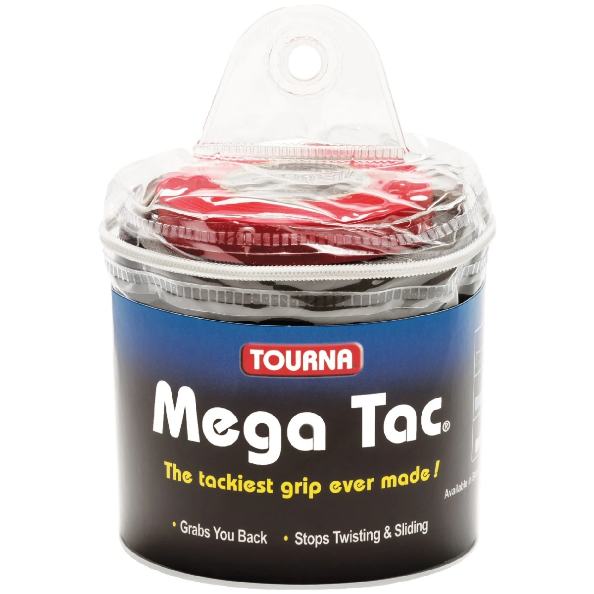 Tourna Overgrip Mega Tac Schwarz 30er Clip-Beutel