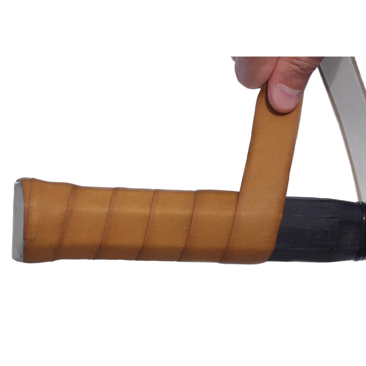 Tourna Basisband Genuine Leder 1.5mm (direkter Feel/glatt) Braun - 1 Stück – Bild 2