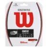 Wilson Tennissaite Sensation Plus (Komfort+Kontrolle) Rot 12m Set
