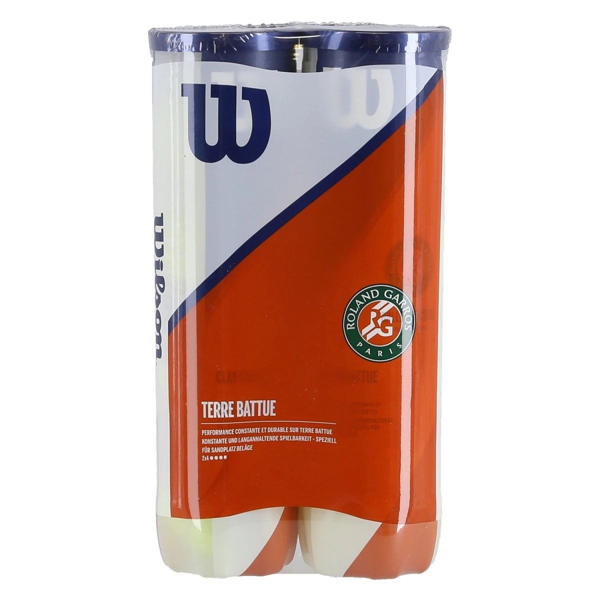 Wilson Tennisbälle Roland Garros Clay Dose 2x4er Bi-Pack – Bild 4