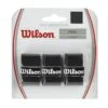 Wilson Overgrip Pro Sensation 0.4mm (Feel/glatt/leicht Haftend) Schwarz 3er
