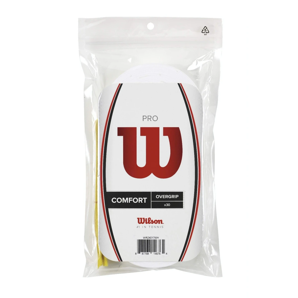 Wilson Overgrip Pro 0.6mm (Komfort/glatt/leicht Haftend) 30er Clip-Beutel