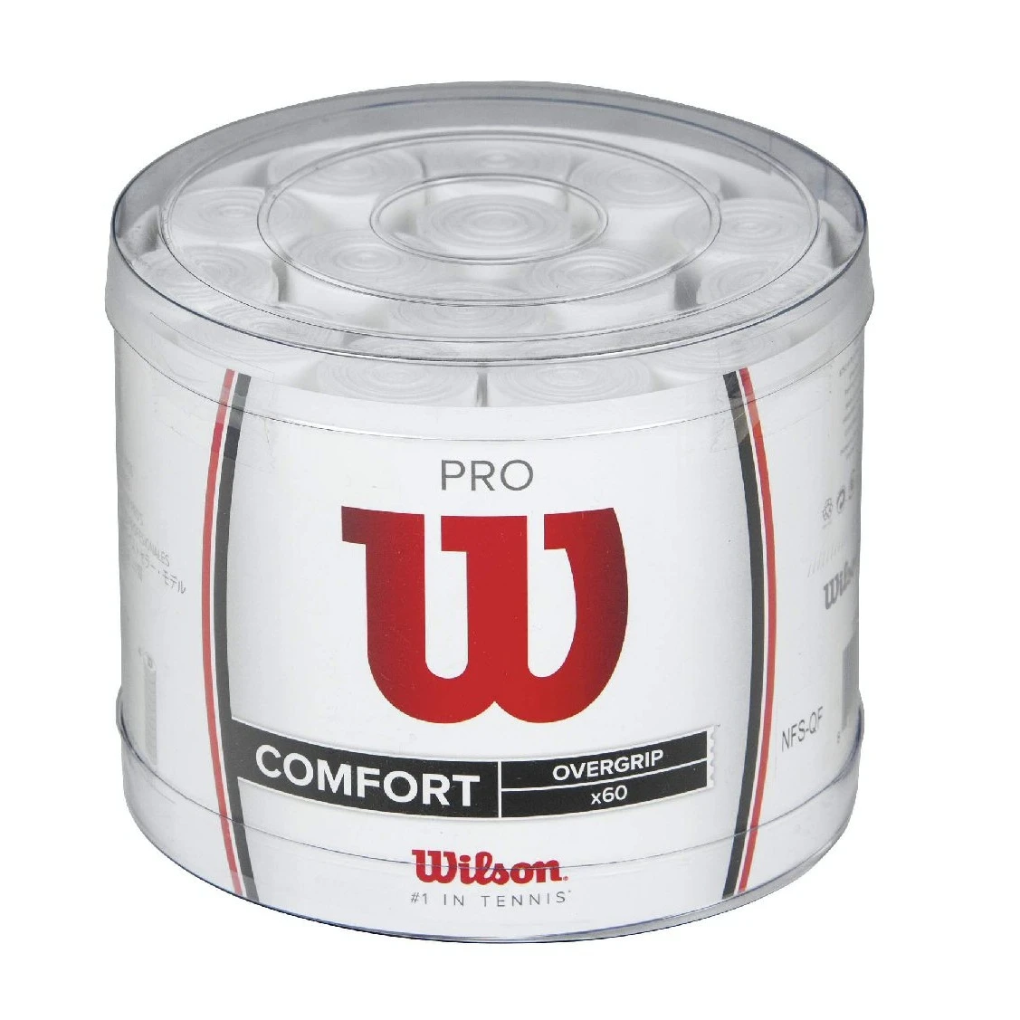 Wilson Overgrip Pro 0.6mm Weiss 60er Box
