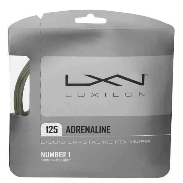 Besaitung Mit Tennissaite Luxilon Adrenaline Silber