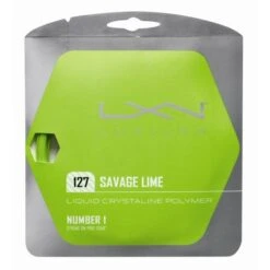 Luxilon Tennissaite Savage 1.27 (Haltbarkeit+Spin) Lime 12m Set