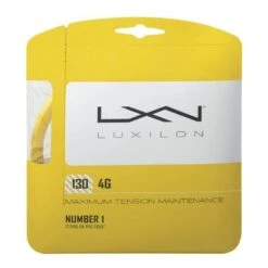 Luxilon Tennissaite 4G (Haltbarkeit+Power) Gelb 12m Set