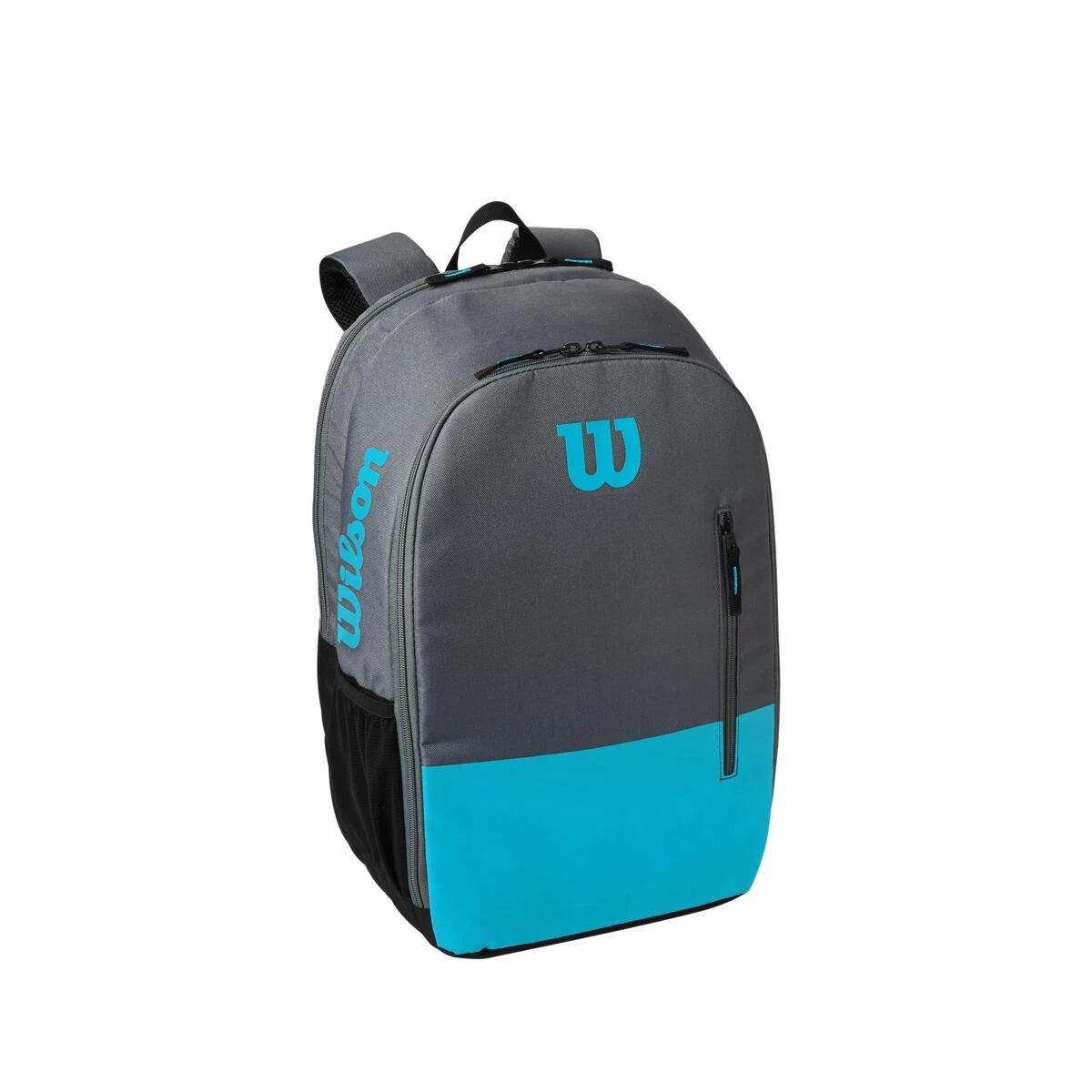 Wilson Tennis-Rucksack Team (Haupt+Schlägerfach Bis 2 Schläger) Grau/blau – Bild 2
