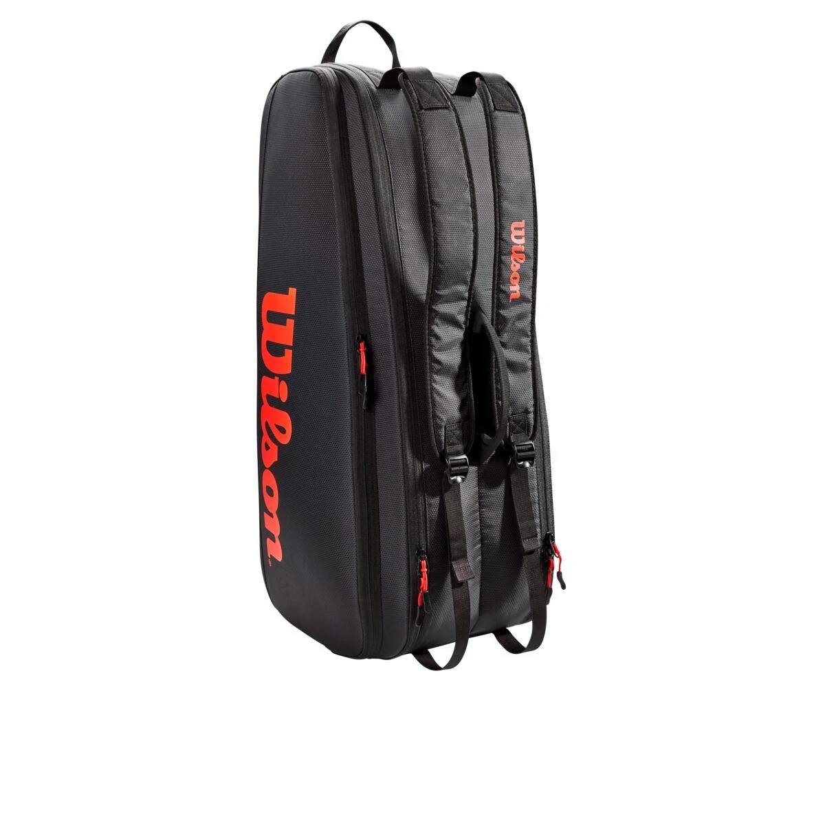 Wilson Tennis-Racketbag Tour (Schlägertasche, 2 Hauptfächer) Schwarz 6er – Bild 2