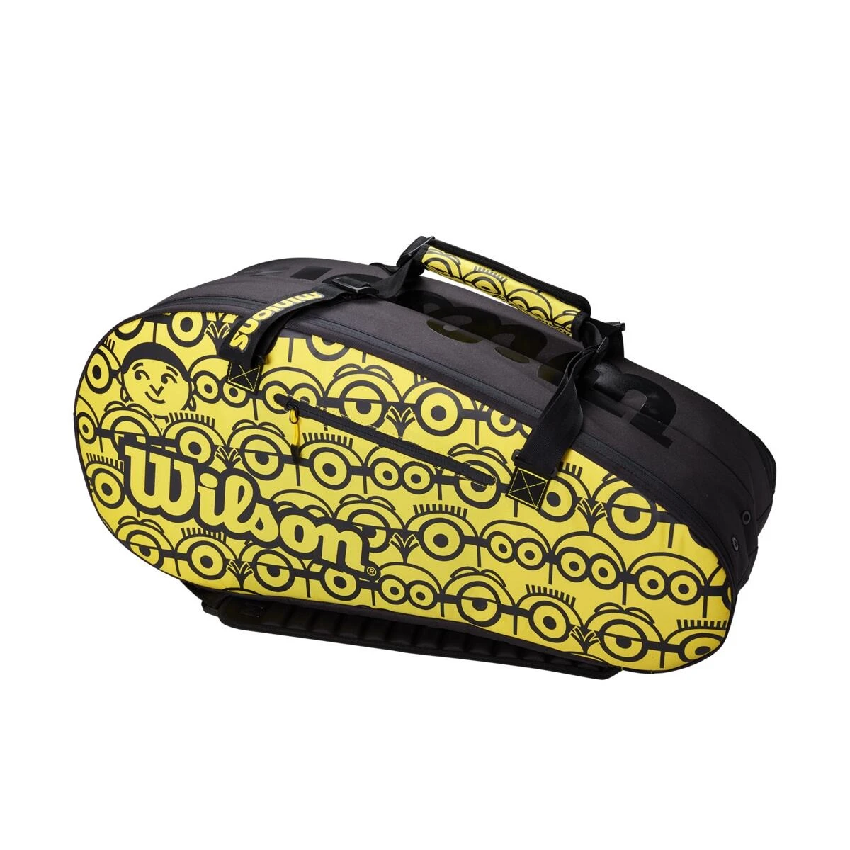 Wilson Tennis-Racketbag (Schlägertasche, 2 Hauptfächer) Minions Tour Gelb 12er – Bild 3