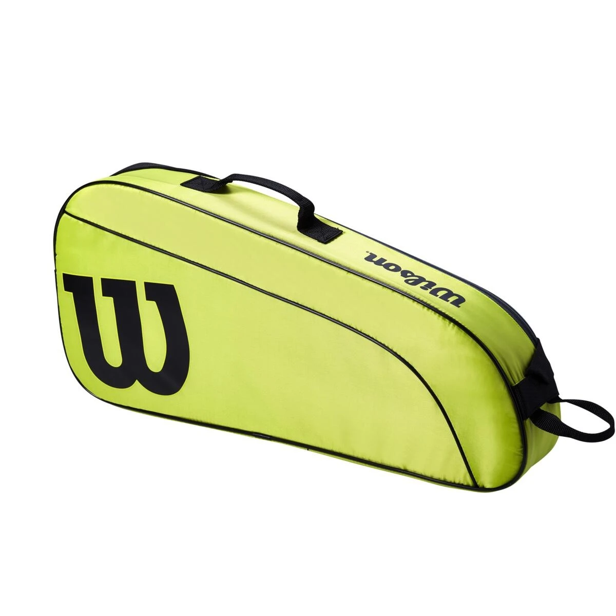 Wilson Tennis-Racketbag Team Junior (Schlägertasche, 1 Hauptfach) Limegrün 3er – Bild 2