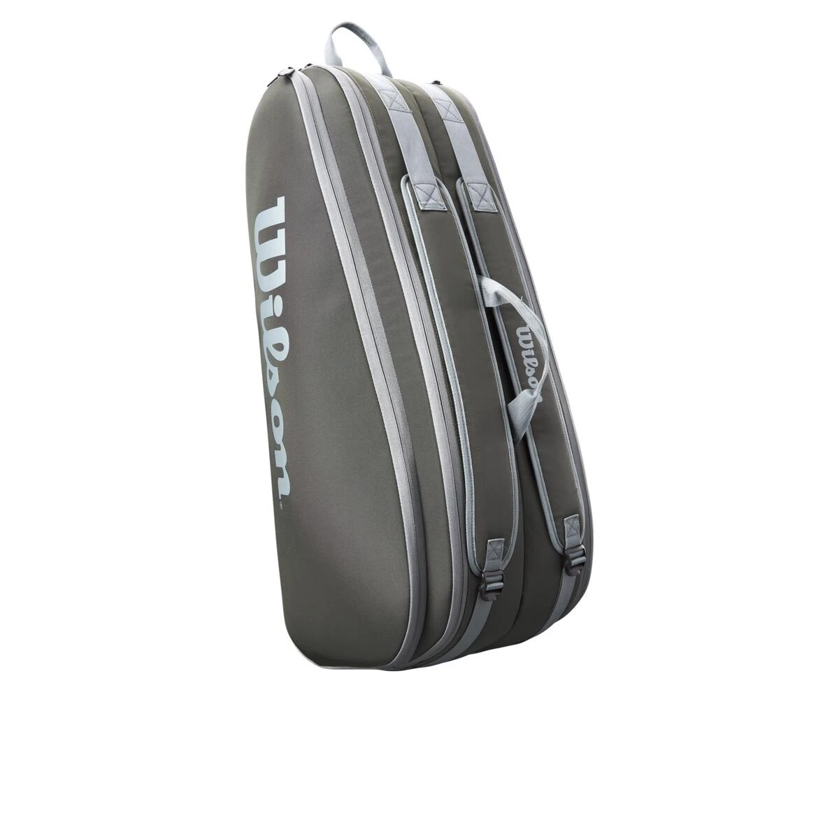 Wilson Tennis-Racketbag Tour (Schlägertasche, 2 Hauptfächer) 2023 Dunkelgrün 6er – Bild 4