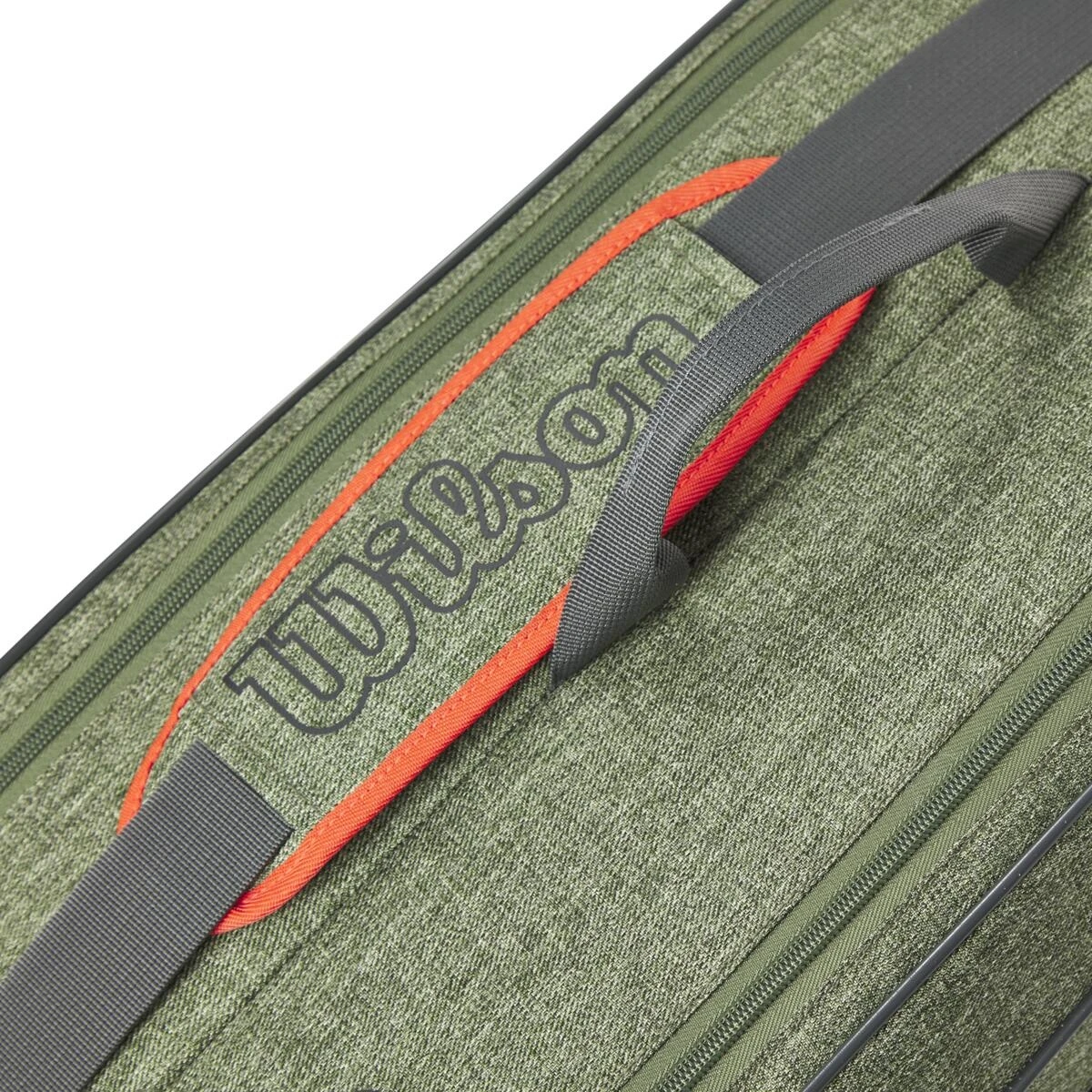 Wilson Tennis-Racketbag (Schlägertasche, 2 Hauptfächer) Team 2023 Dunkelgrün 6er – Bild 5