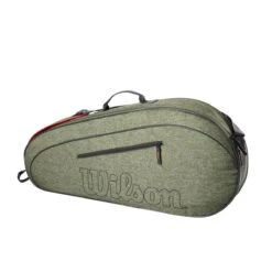 Wilson Tennis-Racketbag (Schlägertasche, 1 Hauptfach) Team 2023 Dunkelgrün 3er