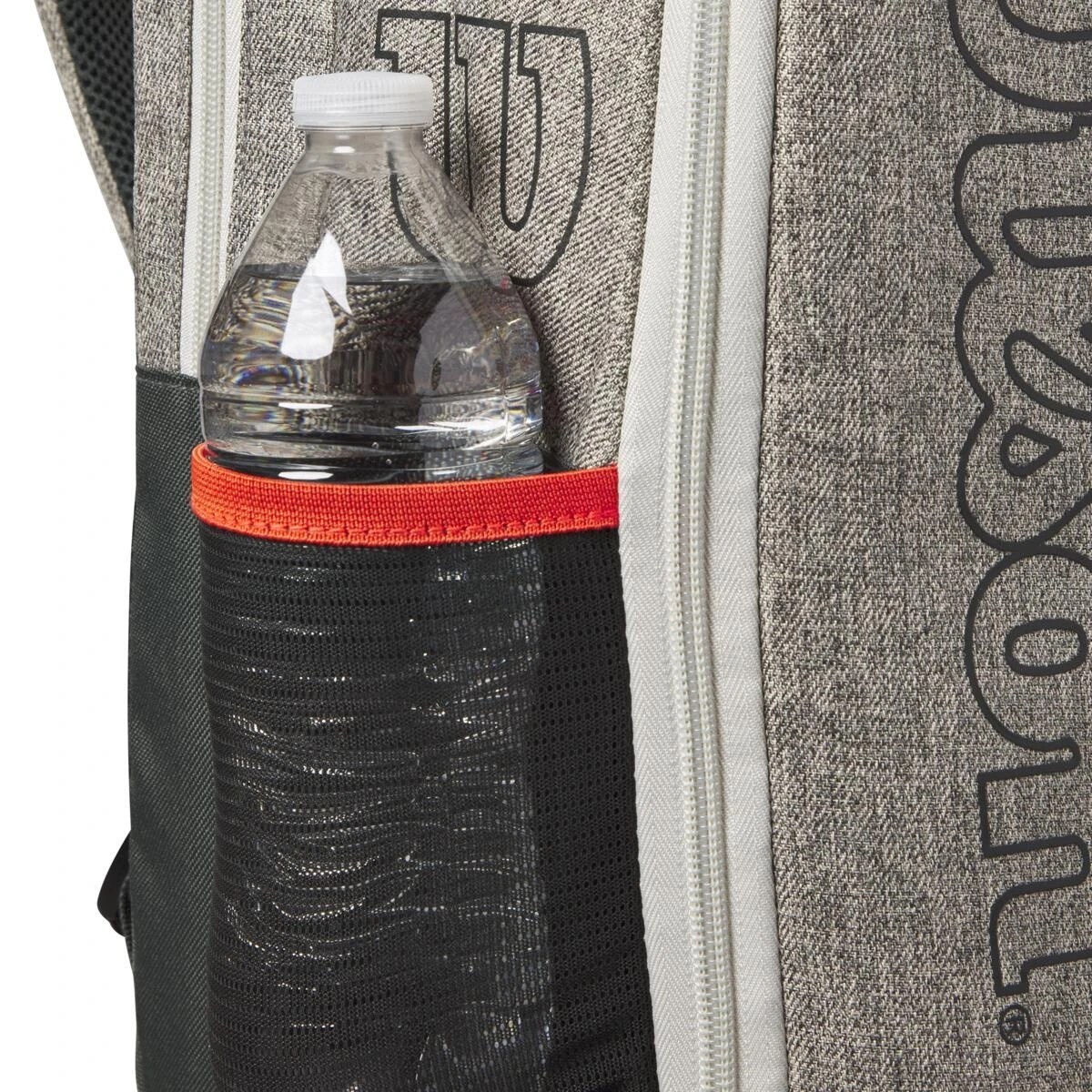 Wilson Rucksack Team (Haupt- Und Schlägerfach - Bis 2 Schläger) 2023 Grau – Bild 5