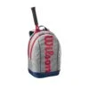 Wilson Tennis-Rucksack Junior/Kinder (Hauptfach+Schlägerfach) 2023 Grau