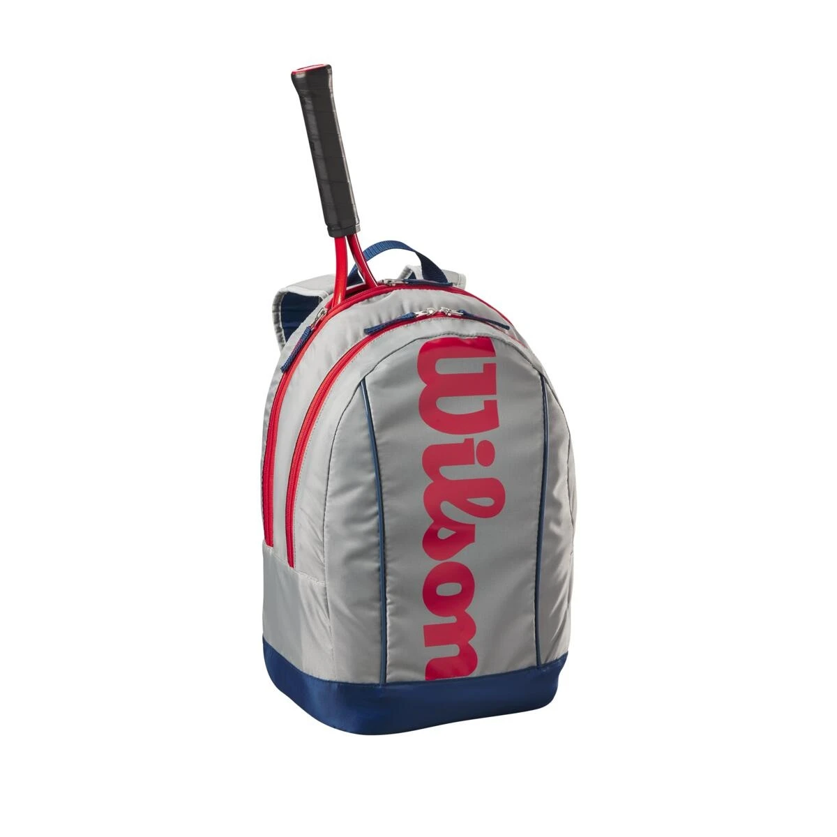 Wilson Tennis-Rucksack Junior/Kinder (Hauptfach+Schlägerfach) 2023 Grau