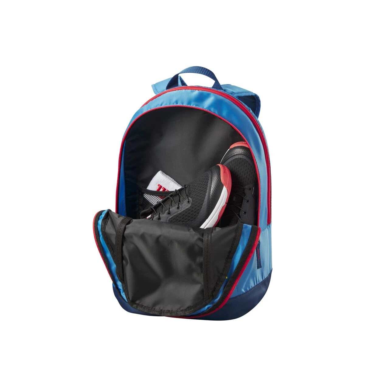 Wilson Tennis-Rucksack Junior/Kinder (Hauptfach+Schlägerfach) 2023 Blau – Bild 2