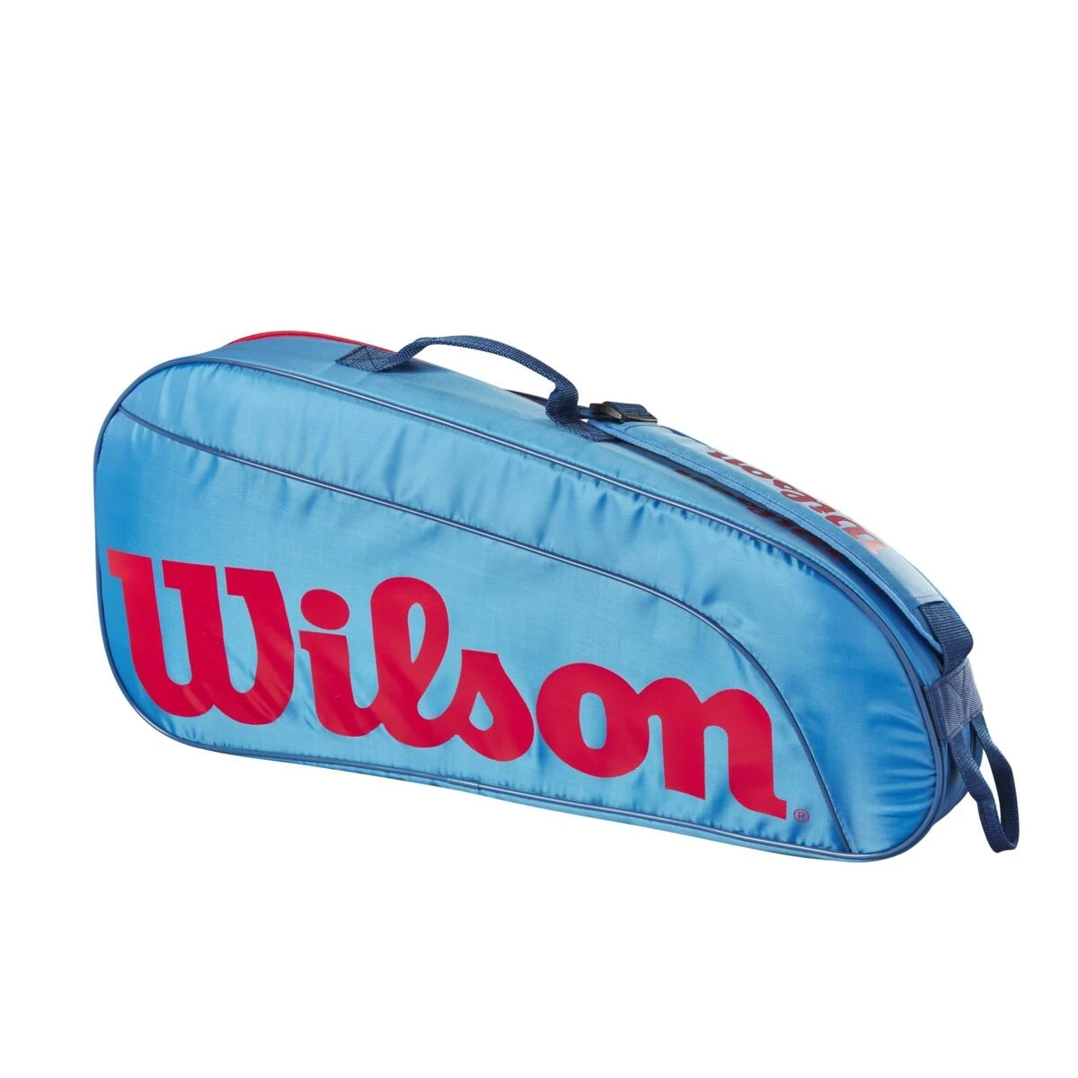 Wilson Tennis-Racketbag Kinder/Junior (Schlägertasche, 1 Hauptfach) 2023 Blau 3er – Bild 2