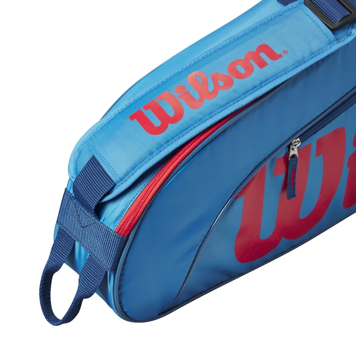 Wilson Tennis-Racketbag Kinder/Junior (Schlägertasche, 1 Hauptfach) 2023 Blau 3er – Bild 4