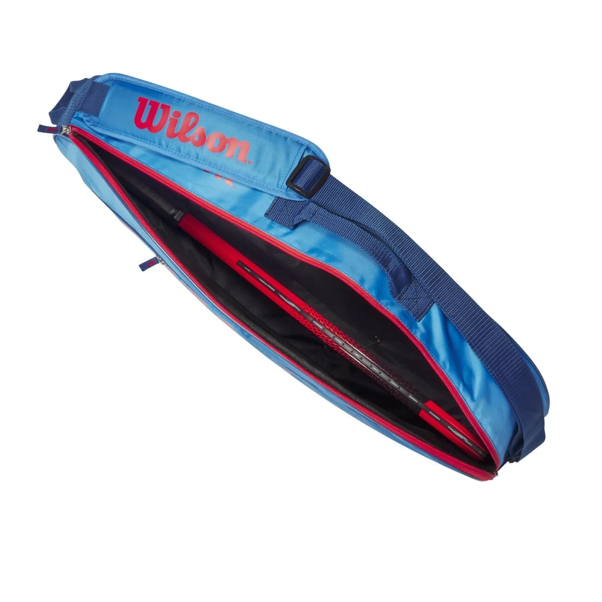 Wilson Tennis-Racketbag Kinder/Junior (Schlägertasche, 1 Hauptfach) 2023 Blau 3er – Bild 5