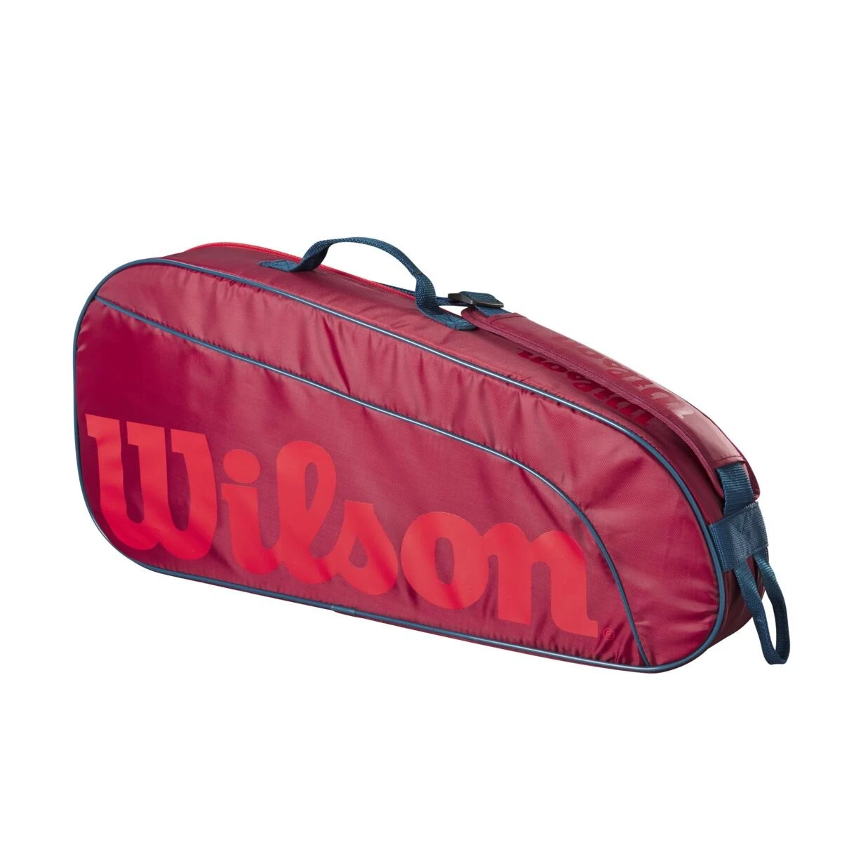 Wilson Tennis-Racketbag Kinder/Junior (Schlägertasche, 1 Hauptfach) 2023 Rot 3er – Bild 2