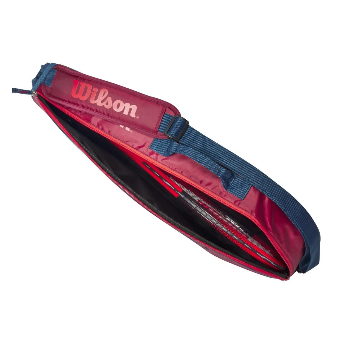 Wilson Tennis-Racketbag Kinder/Junior (Schlägertasche, 1 Hauptfach) 2023 Rot 3er – Bild 5