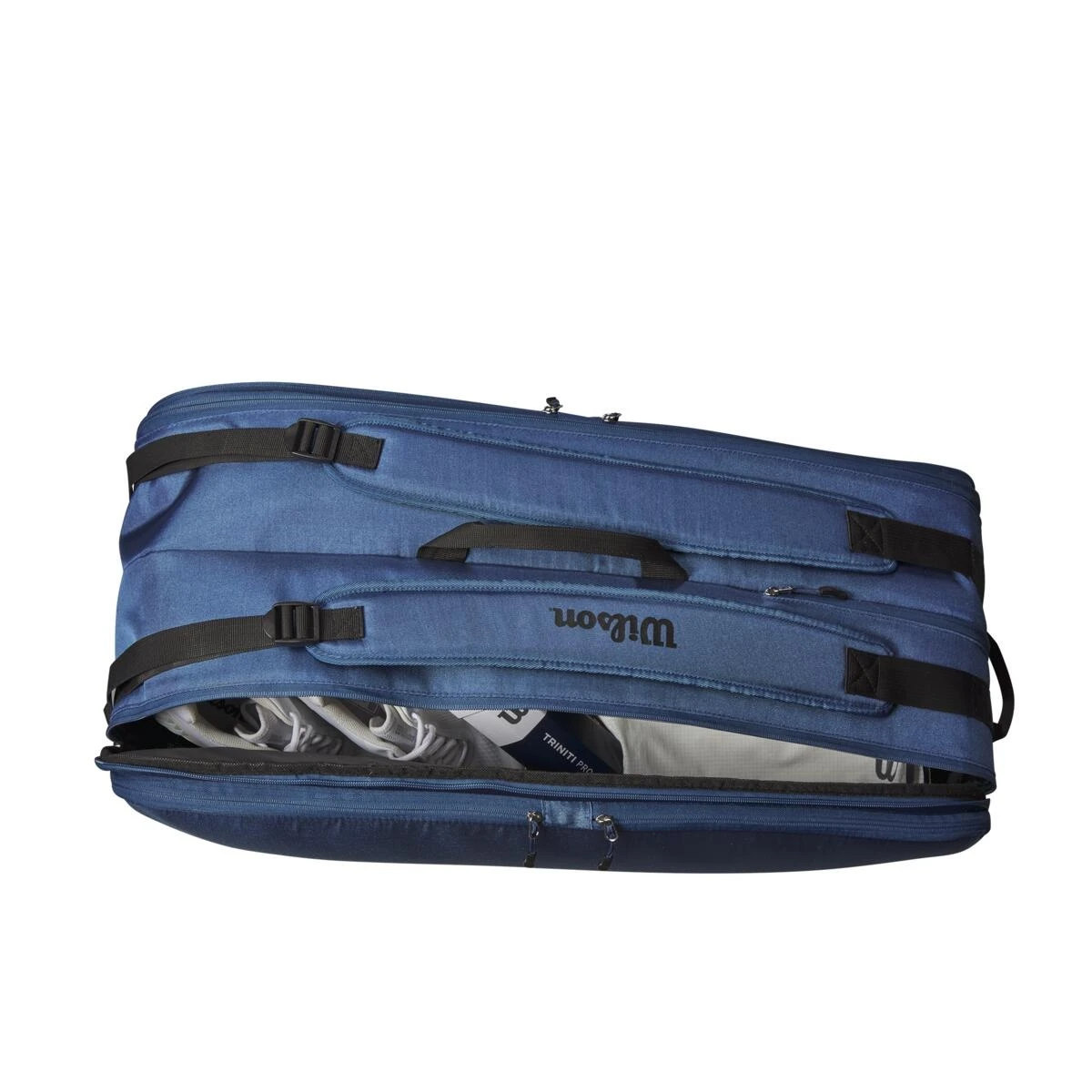 Wilson Tennis-Racketbag Ultra Tour (Schlägertasche, 2 Hauptfächer) 2023 Blau 12er – Bild 2