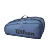 Wilson Tennis-Racketbag Ultra Tour (Schlägertasche, 2 Hauptfächer) 2023 Blau 12er