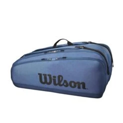 Wilson Tennis-Racketbag Ultra Tour (Schlägertasche, 2 Hauptfächer) 2023 Blau 12er